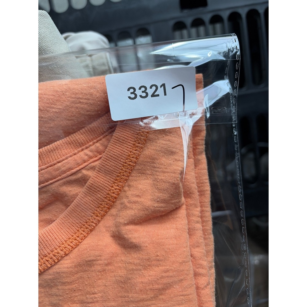 Y2K American Eagle Shirt Mens XL Orange Athletic Distressed Patch Embroidered - Picture 9 of 9